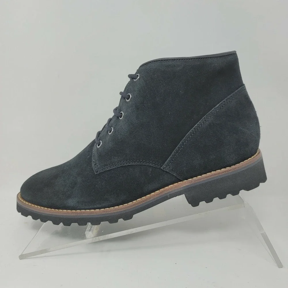 Driver Club USA Men's Chukkas Sz 8.5 M Highland Park Leather Black Suede
